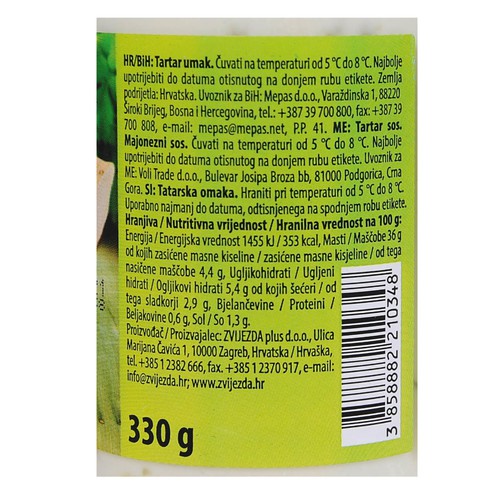Tartar umak 330 g